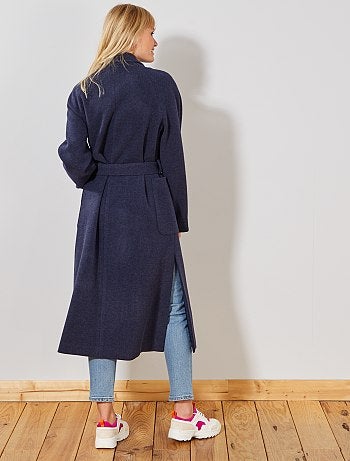 Abrigo largo efecto 'bata' - Kiabi