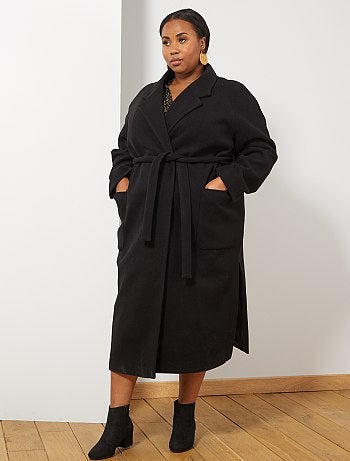 Abrigo largo estilo bata - Kiabi