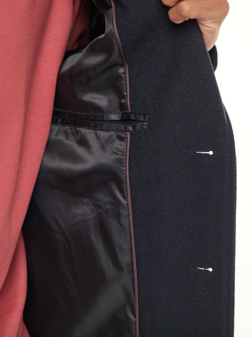 Abrigo largo liso - Kiabi