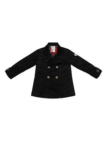 Abrigo marinero para niño | Terciopelo negro | NOTTING HILL