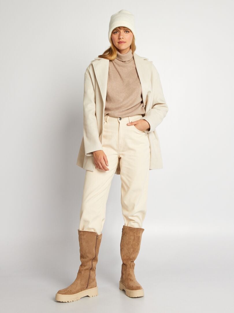 Abrigo midi BEIGE - Kiabi