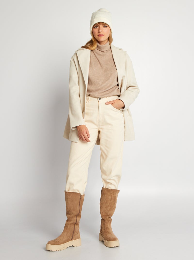 Abrigo midi BEIGE - Kiabi