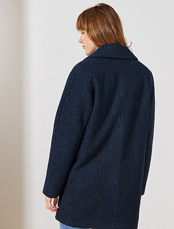 Abrigo pelito doble botonadura - Kiabi
