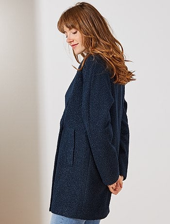 Abrigo pelito doble botonadura - Kiabi