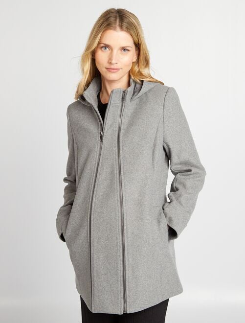 Anorak gris mujer