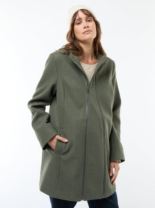 Abrigo premamá tipo lana - Kiabi