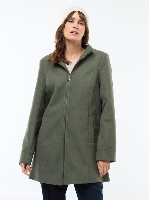 Abrigo premamá tipo lana - Kiabi