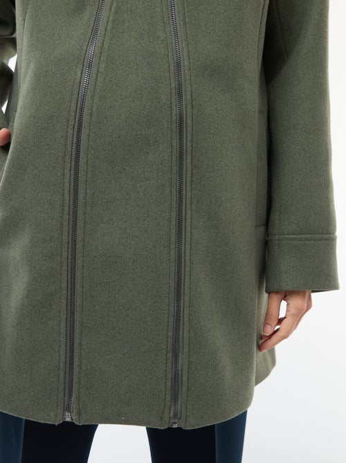 Abrigo premamá tipo lana - Kiabi