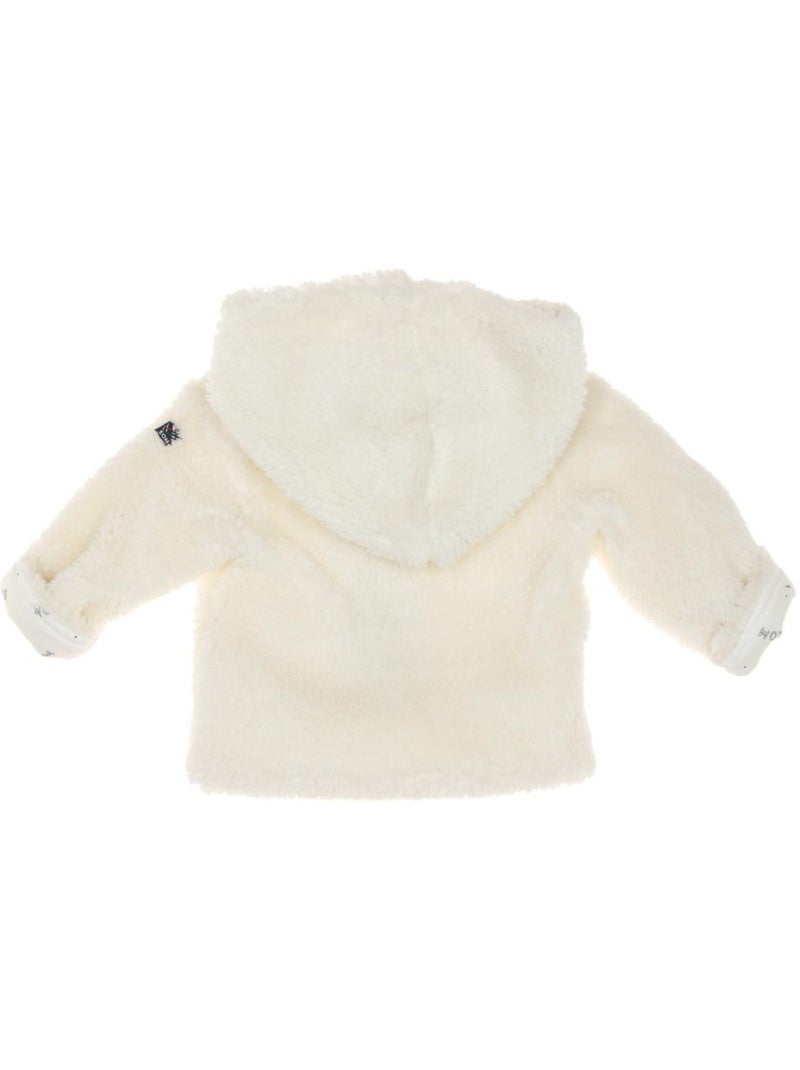 Abrigo Suave para Niña Ematurino Blanco - Kiabi
