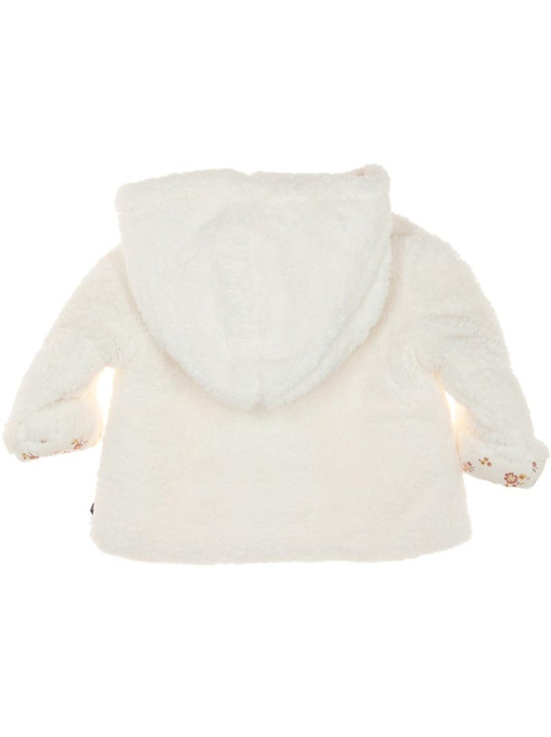 Abrigo Suave para Niña Xaopol Blanco - Kiabi