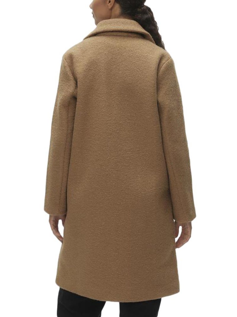 Abrigo Vero Moda para Mujer Marrón capuchino - Kiabi