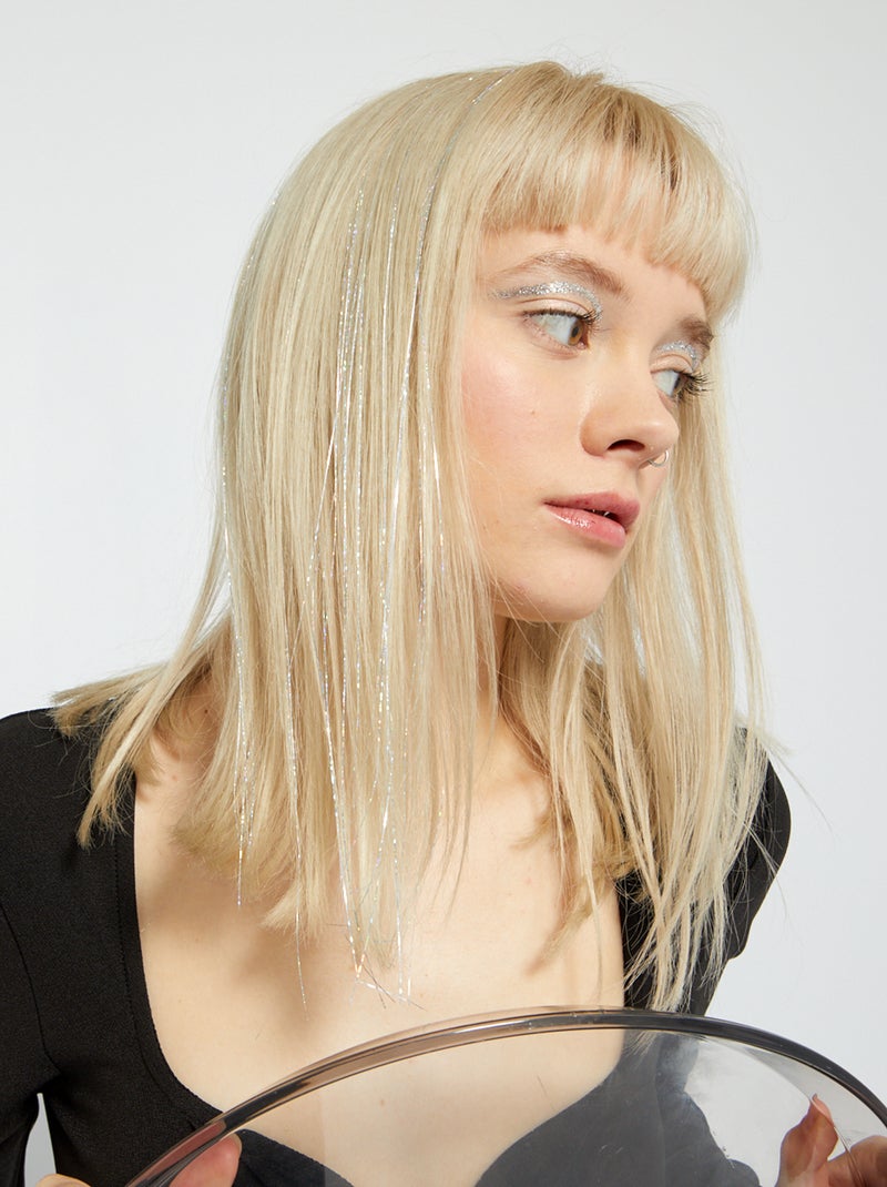 Accesorio brillante para el pelo 'Tinsel hair' BEIGE - Kiabi