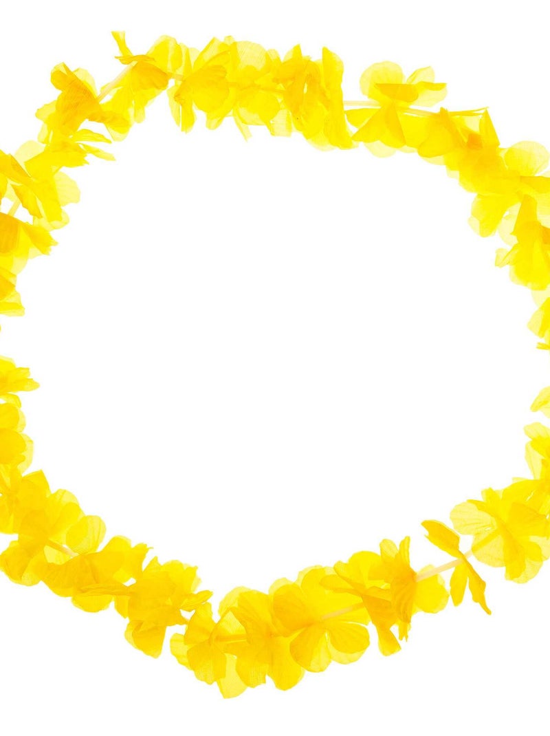 Accesorio de collar hawaiano amarillo - Kiabi
