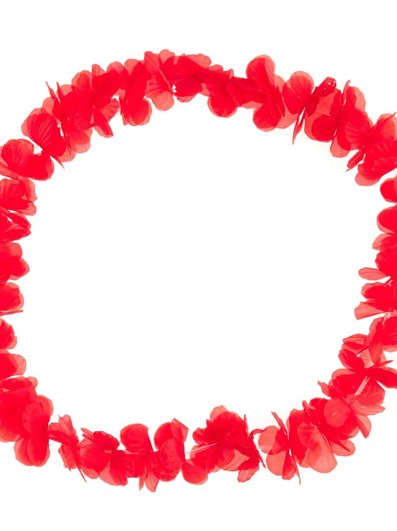 Accesorio de collar hawaiano rojo - Kiabi
