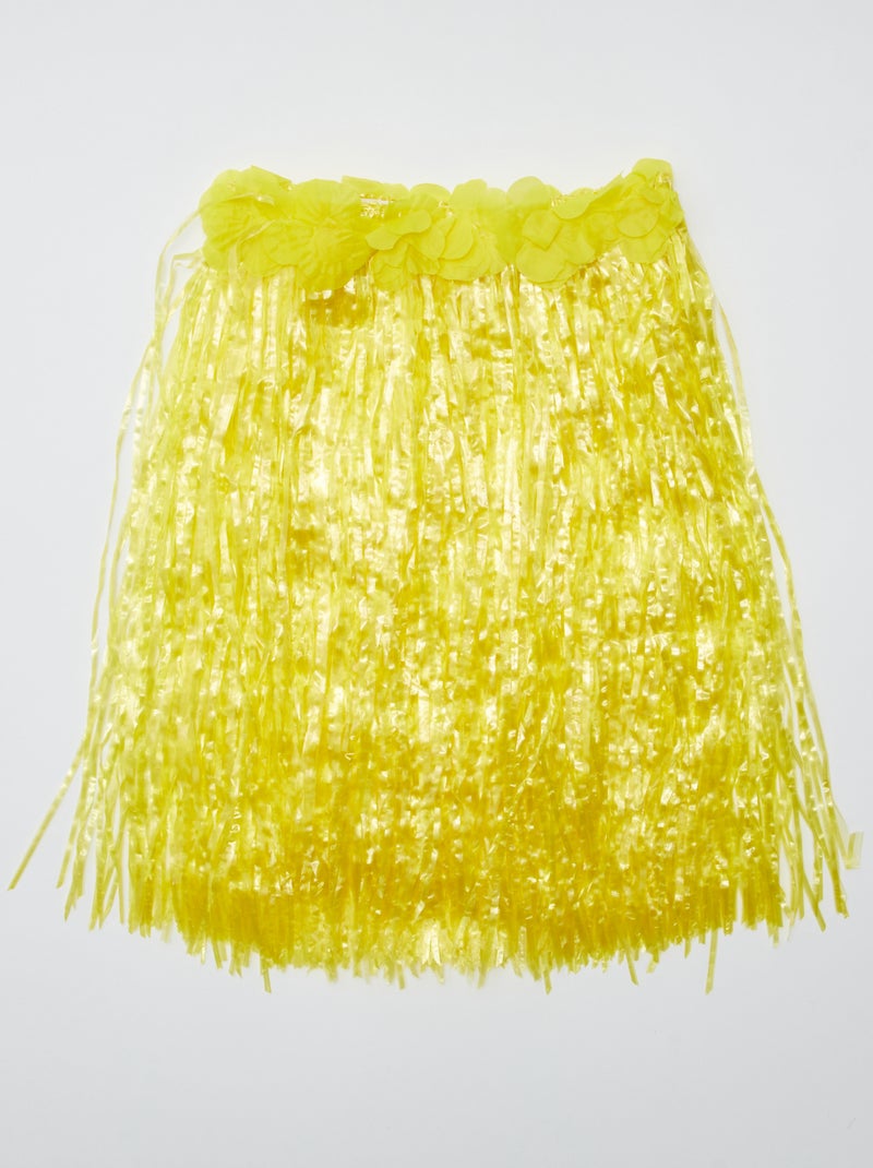 Accesorio falda hawaiana amarillo - Kiabi