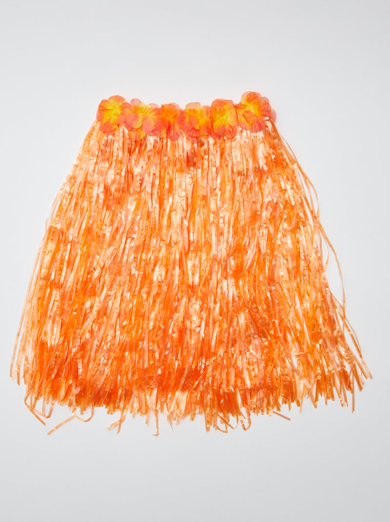 Accesorio falda hawaiana naranja - Kiabi