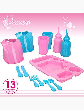 Accesorios bebés de juguete c/bañera colorbaby's