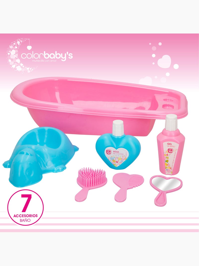 Accesorios bebés de juguete c/bañera colorbaby's N/D - Kiabi