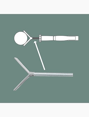 Accesorios de fijación en Y minimalistas para barandilla easySafe+ Roba