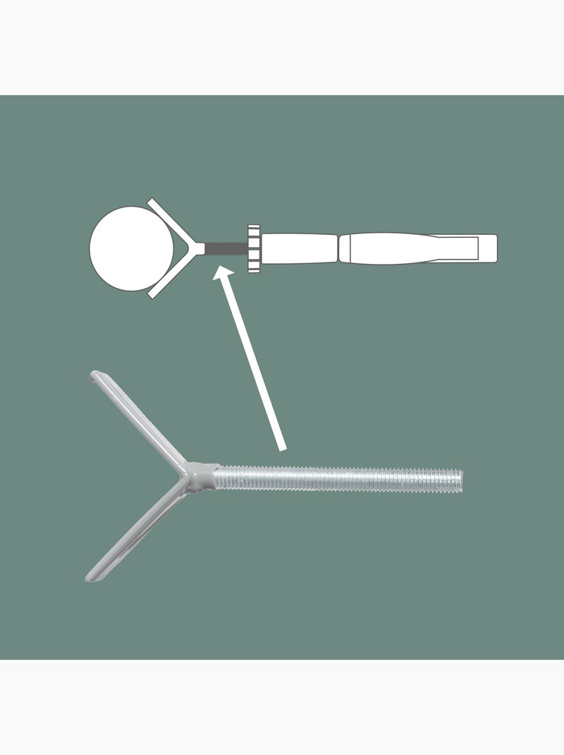 Accesorios de fijación en Y minimalistas para barandilla easySafe+ Roba Plateado - Kiabi