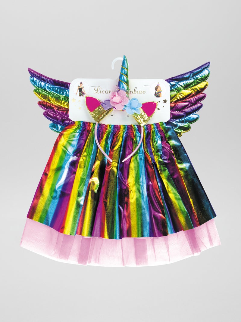 Accesorios 'unicornio' - Disfraz multicolor - Kiabi