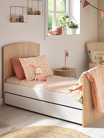 Access nursery, cama de 140x70cm y cómoda - Roble - SAUTHON