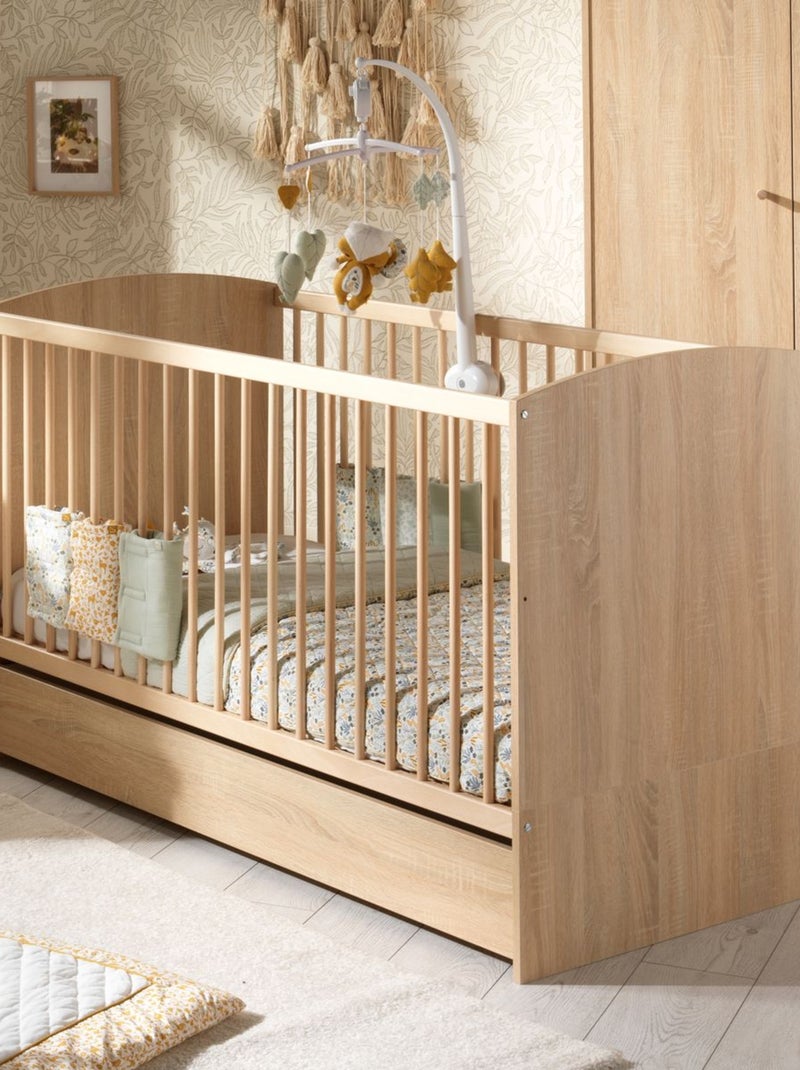 Access nursery, cama de 140x70cm y cómoda - Roble - SAUTHON Marrón - Kiabi