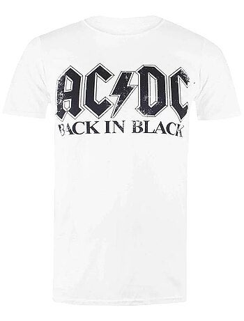 AC/DC - Camiseta Back In Black para Hombre