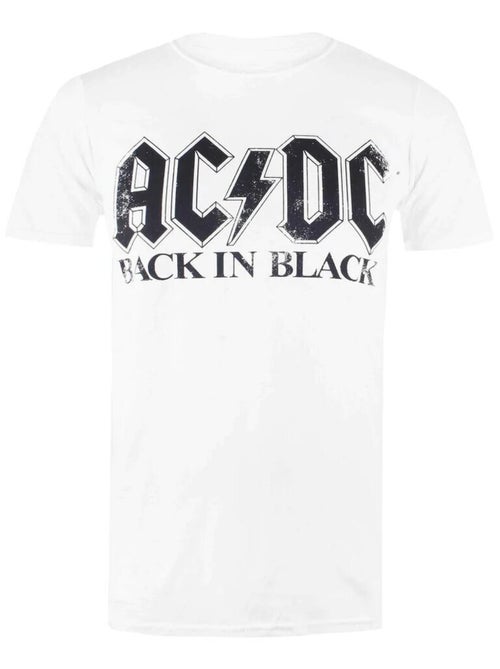 AC/DC - Camiseta Back In Black para Hombre - Kiabi