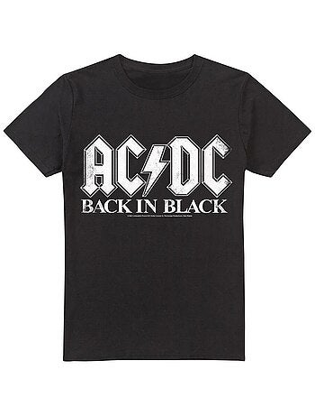 AC/DC - Camiseta Back In Black para Hombre