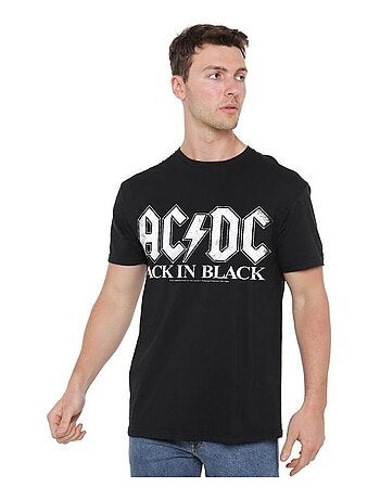 AC/DC - Camiseta Back In Black para Hombre