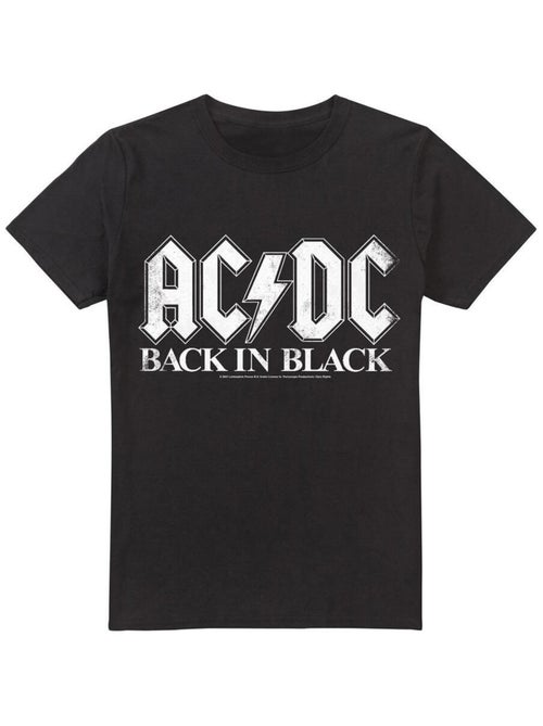 AC/DC - Camiseta Back In Black para Hombre - Kiabi