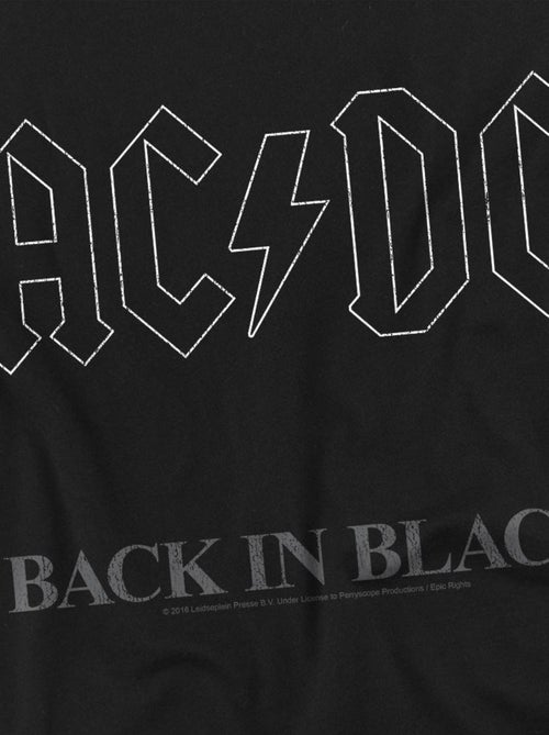 AC/DC - Camiseta Back In Black para Hombre - Kiabi AC/DC - Camiseta Back In Black para Hombre - Kiabi