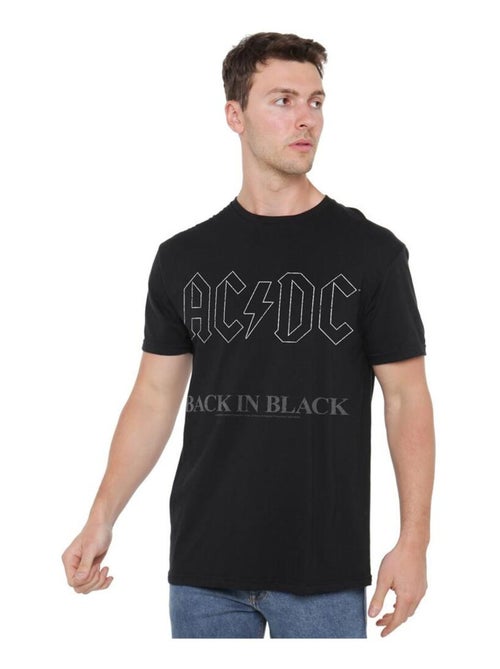 AC/DC - Camiseta Back In Black para Hombre - Kiabi AC/DC - Camiseta Back In Black para Hombre - Kiabi