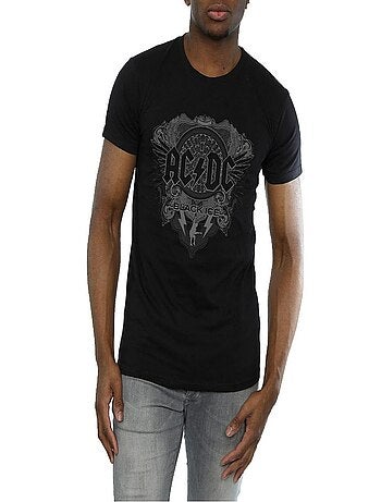 AC/DC - Camiseta Black Ice de Algodón para Hombre