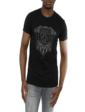 AC/DC - Camiseta Black Ice de Algodón para Hombre