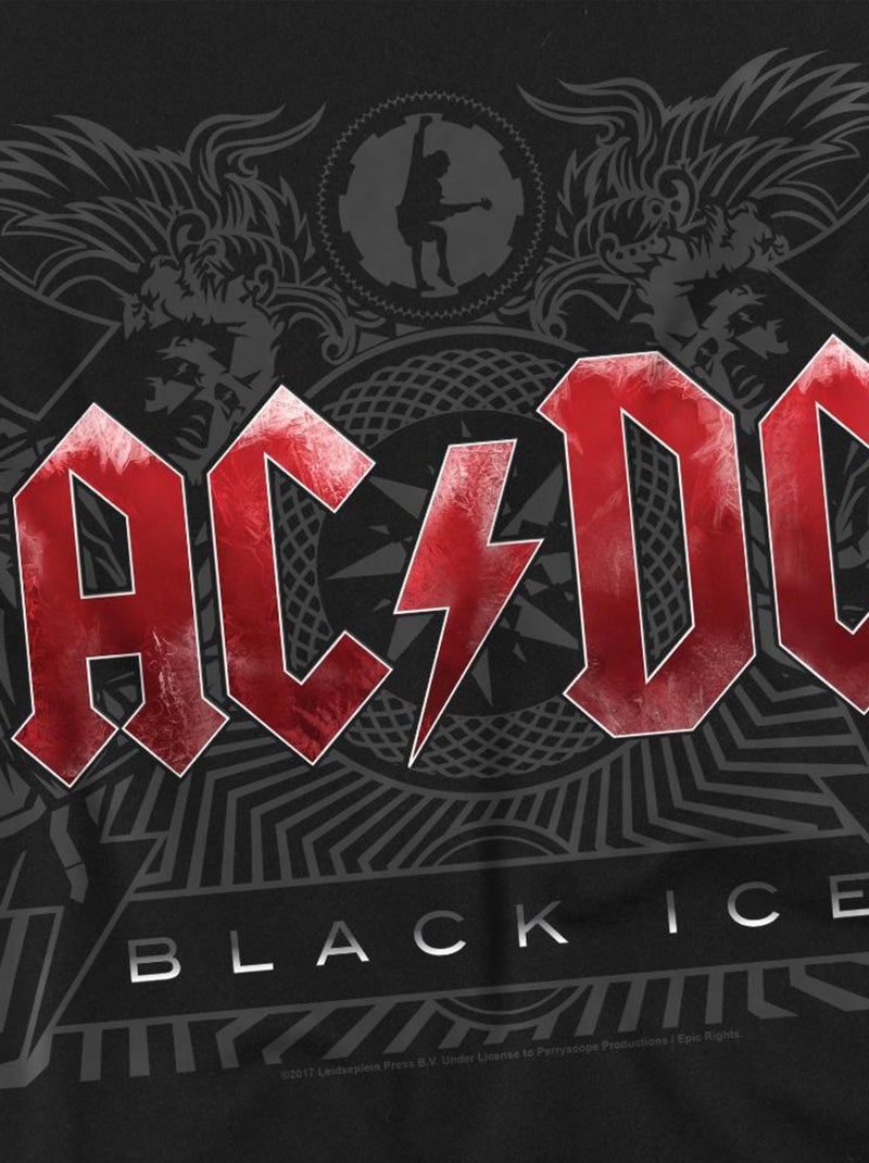 AC/DC - Camiseta Black Ice para Hombre Negro - Kiabi
