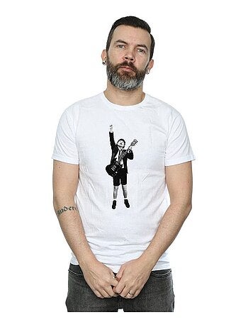 AC/DC - Camiseta de Angus Young Corte para Hombre