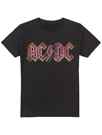 AC/DC - Camiseta Estampado Animal para Hombre