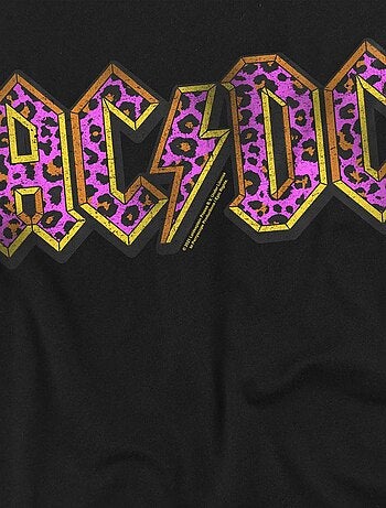 AC/DC - Camiseta Estampado Animal para Hombre