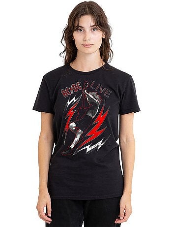 AC/DC - Camiseta Live para Adultos Unisex