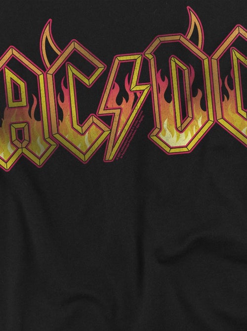 AC/DC - Camiseta Logotipo de Fuego para Hombre - Kiabi AC/DC - Camiseta Logotipo de Fuego para Hombre - Kiabi