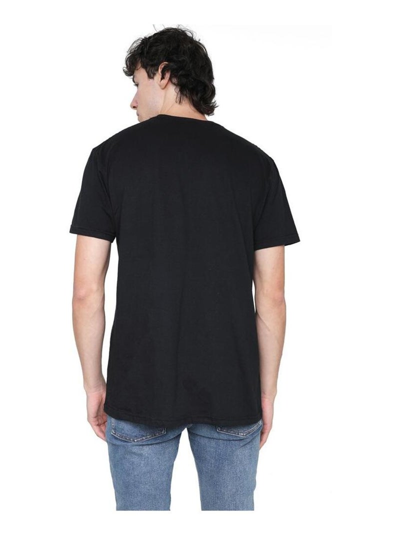 AC/DC - Camiseta Logotipo de Fuego para Hombre Negro - Kiabi