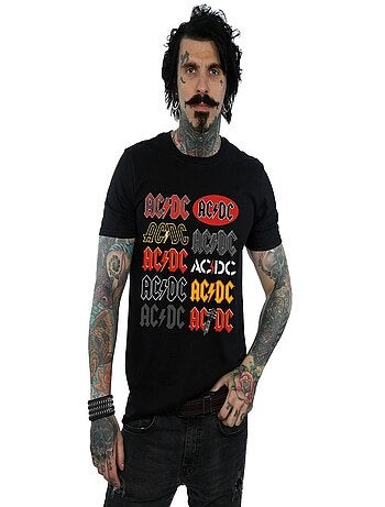 AC/DC - Camiseta Logotipo para Hombre