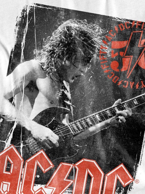 AC/DC - Camiseta Póster del Sello para Hombre - Kiabi