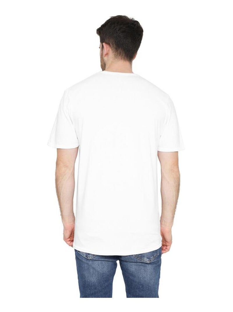 AC/DC - Camiseta Póster del Sello para Hombre Blanco - Kiabi