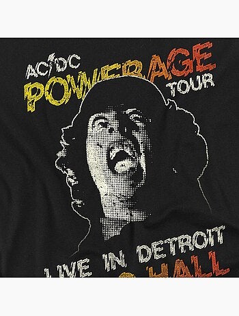 AC/DC - Camiseta Powerage Tour para Adultos Unisex