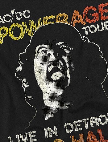 AC/DC - Camiseta Powerage Tour para Hombre