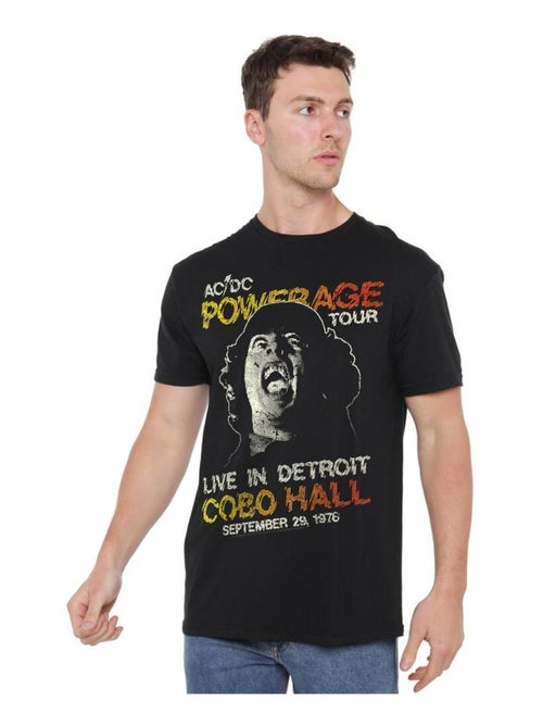 AC/DC - Camiseta Powerage Tour para Hombre - Kiabi AC/DC - Camiseta Powerage Tour para Hombre - Kiabi