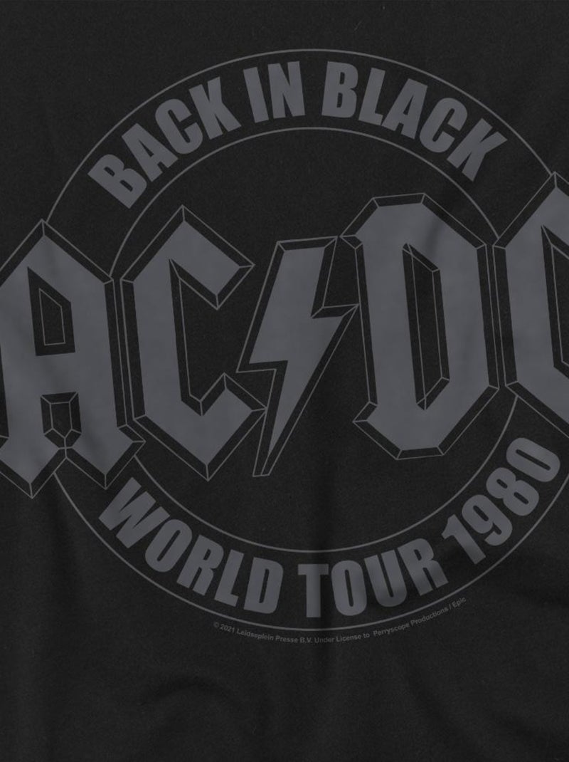 AC/DC - Camiseta Tour Emblema para Hombre Negro - Kiabi